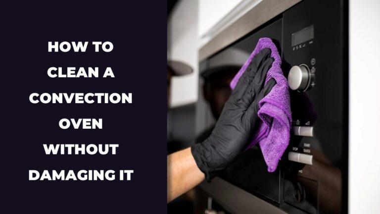 How To Clean a Convection Oven Without Damaging It